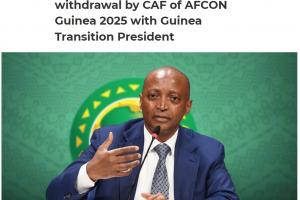 非足联主席：几内亚基础设施不达标，将重启2025年非洲杯申办程序